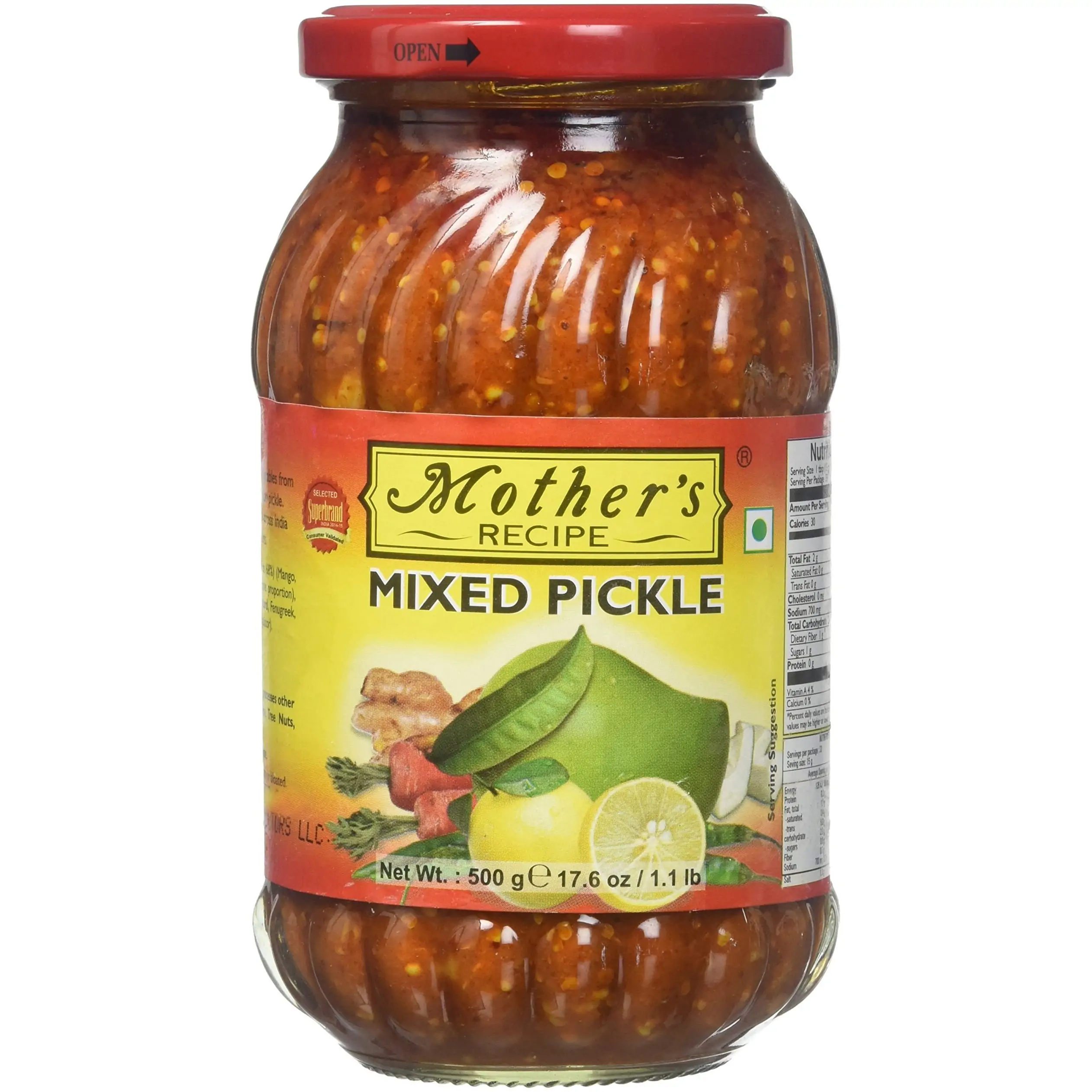 Mixed Pickle | 400 Gram | Mothers